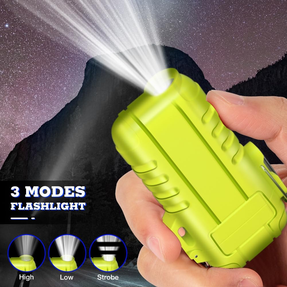 Windproof Arc USB Lighter,Electric Lighter Rechargeable,Plasma Candle Lighter Long Retractable Neck,Electronic Waterproof Lighter with Flashlight,Tactical Gear and Camping Survival Equipment