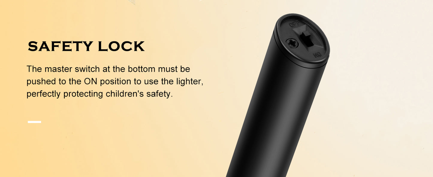 Candle Lighter,Electric Lighter USB C Rechargeable,Long Lighter Flameless Plasma Arc Lighter,Windproof Electronic Lighter for BBQ,Grill,Fireworks,Candles-(Black)